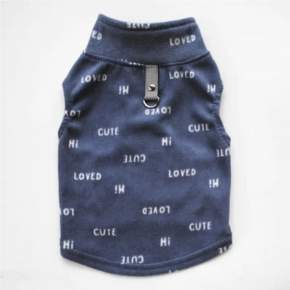 Suéter de Polar con cuello para mascotas, Suave y Ligero