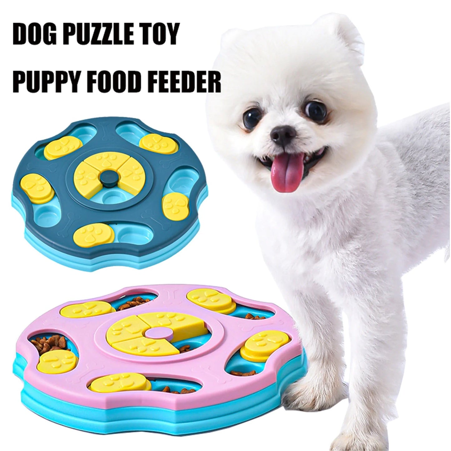 Interactive Pet Feeding and Puzzle Toy