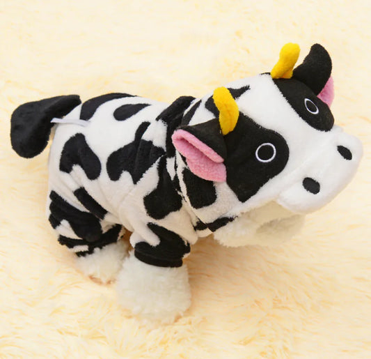 Cow Costume for Cats and Dogs