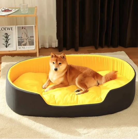 Soft and versatile nest bed for dogs and cats