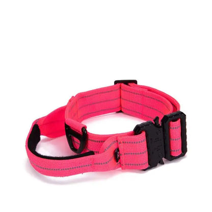 Tactical Dog Collar with Leash and Reflective Harness