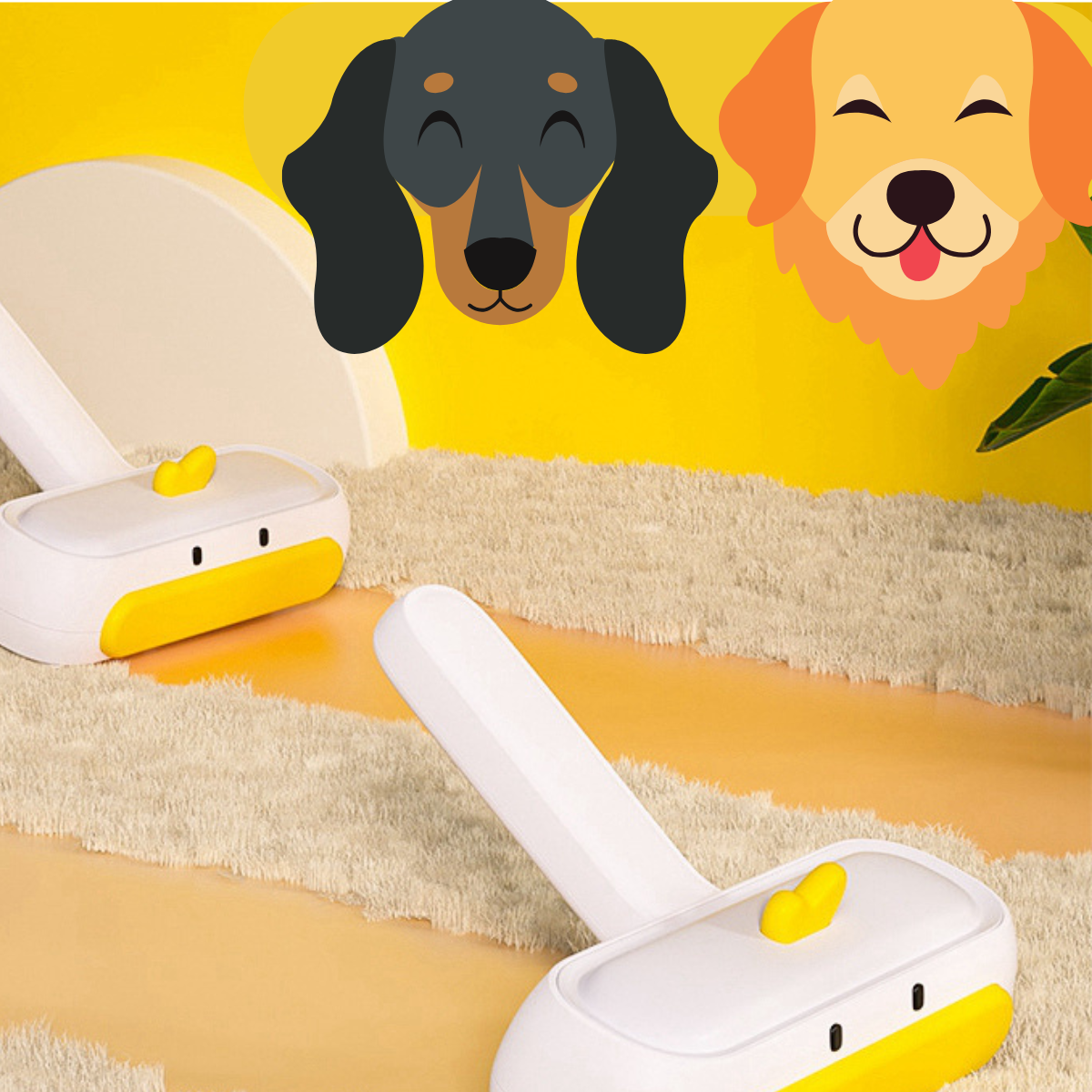 Cepillo Quitapelos de Mascotas Diseño Pato
