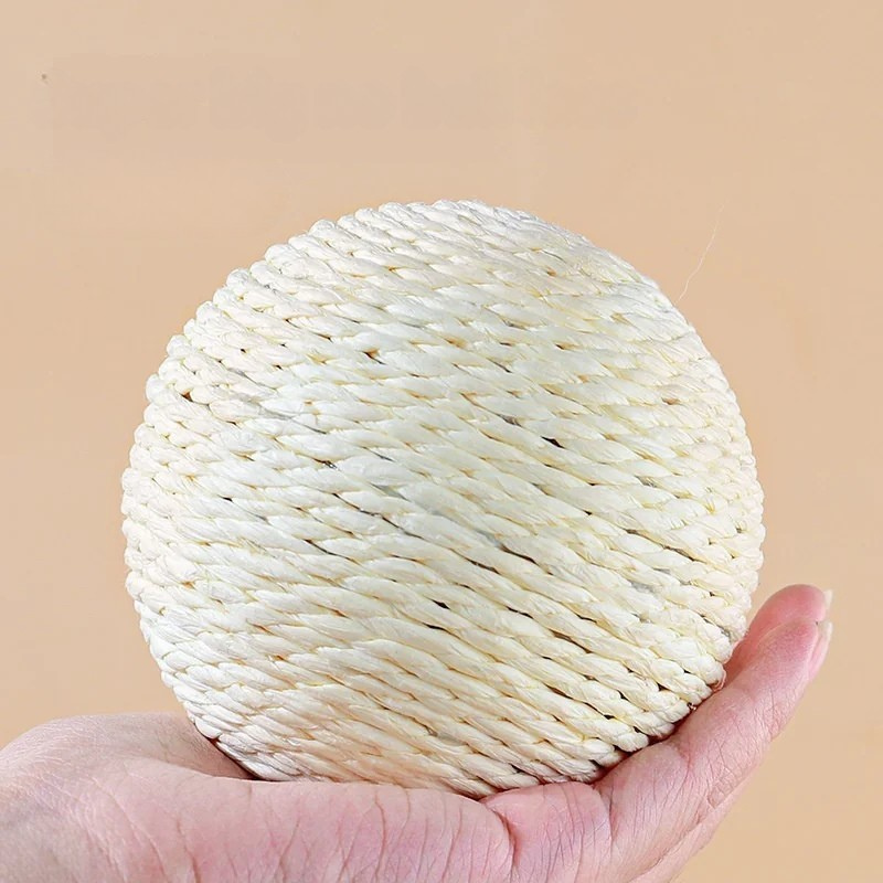 Juguete bola de sisal para gatos