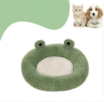 Cama para mascotas en forma de rana  Para gatos y perros pequeños