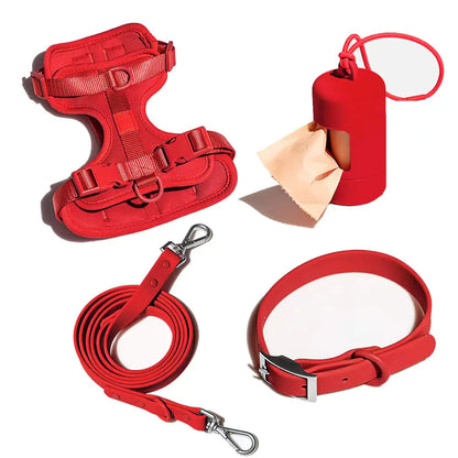 Arnés y Collar Táctico Impermeable para Perro