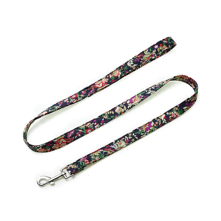Correa de Nylon para Perros con Estilo Bohemio Floral