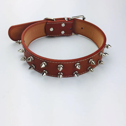 Simple solid color dog collar