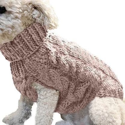 Maglione invernale caldo per cani in morbida maglia