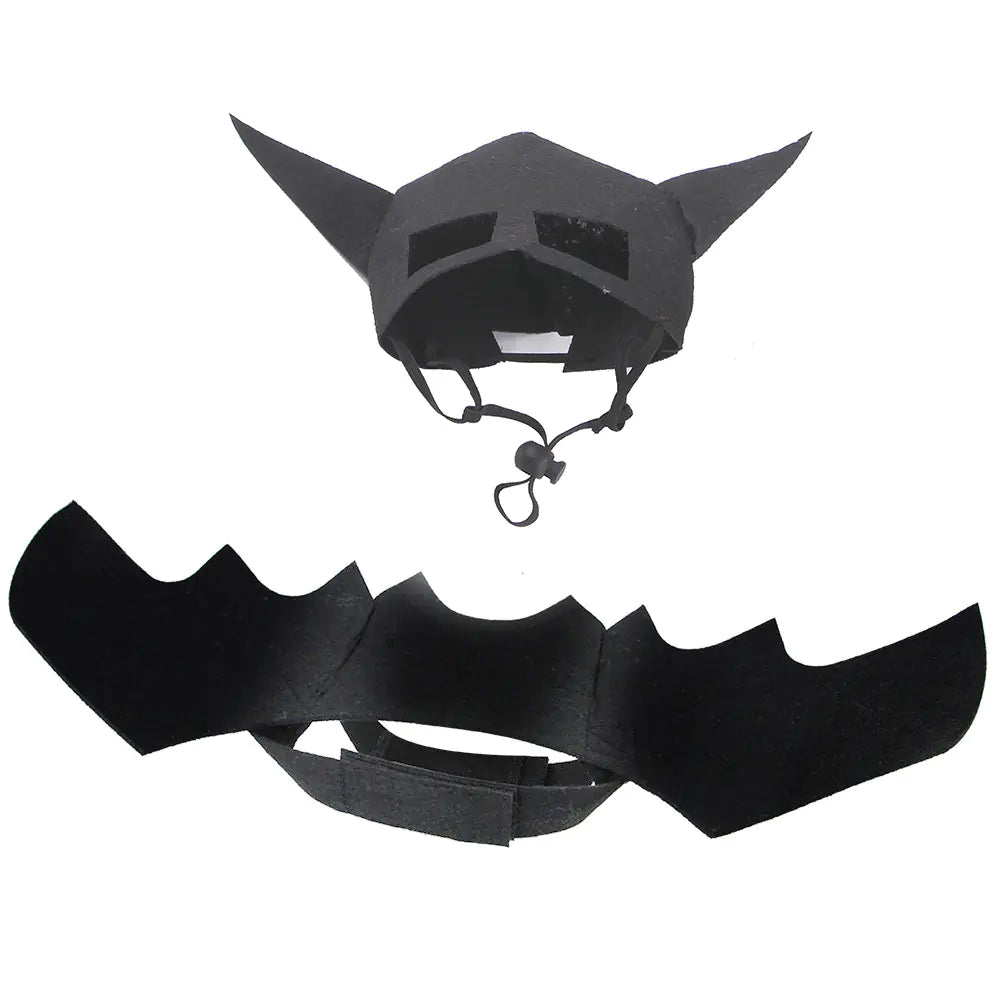 Bat Wings and Mask Pet Costume