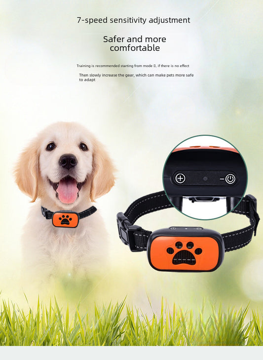 Rechargeable Ultrasonic Anti-Bark Dog Collar