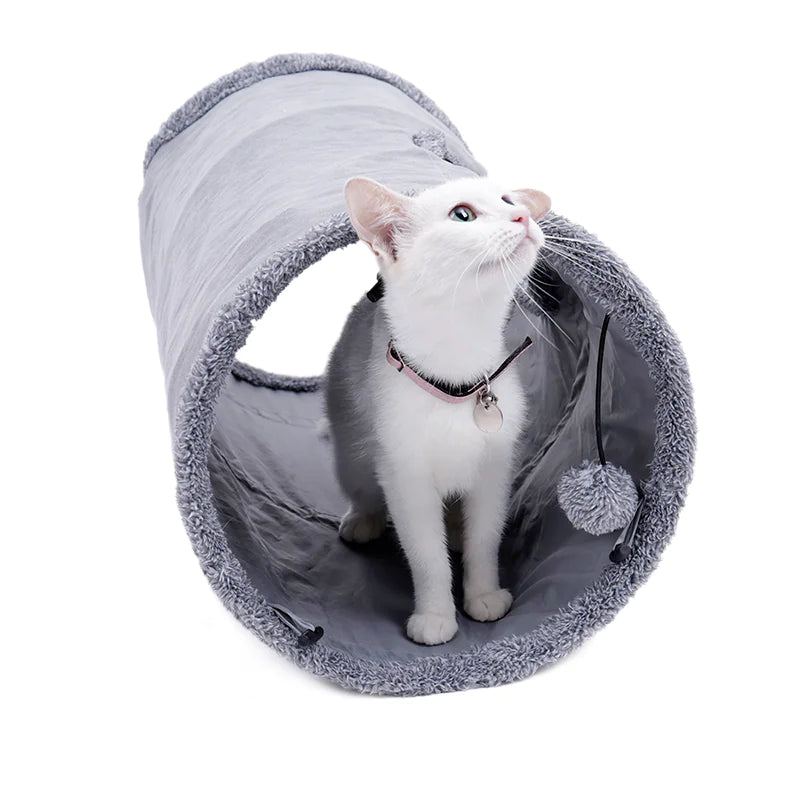 Long Collapsible Cat Tunnel Toy