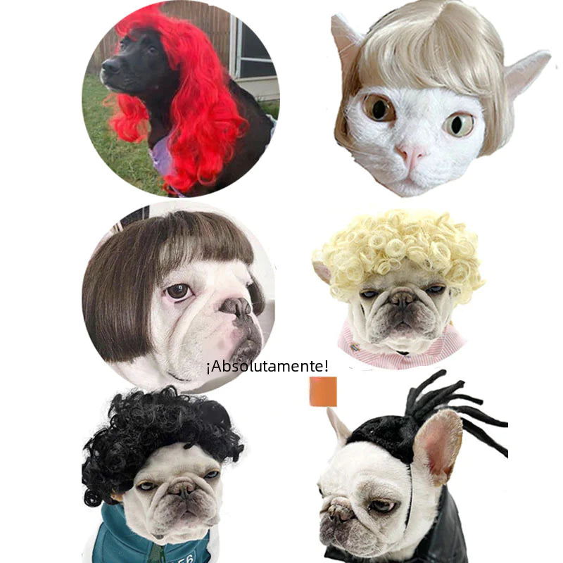 Halloween wigs for dogs and cats