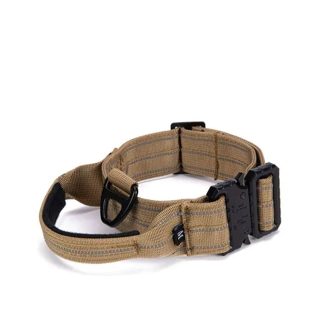 Tactical Dog Collar with Leash and Reflective Harness