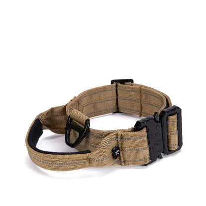 Tactical Dog Collar with Leash and Reflective Harness