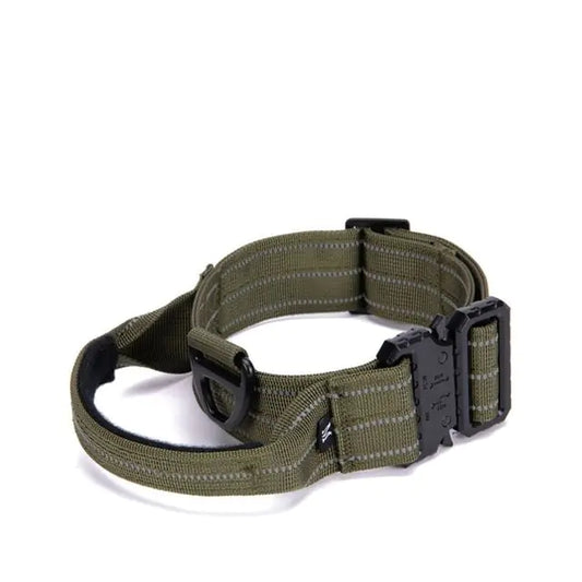 Tactical Dog Collar with Leash and Reflective Harness