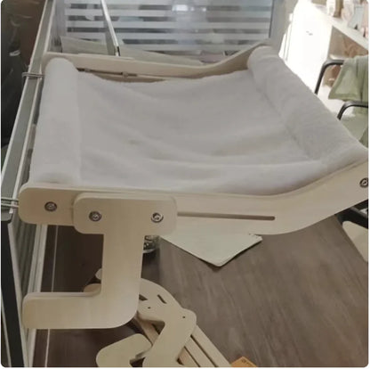 Wooden cat bed ideal for windows or balconies