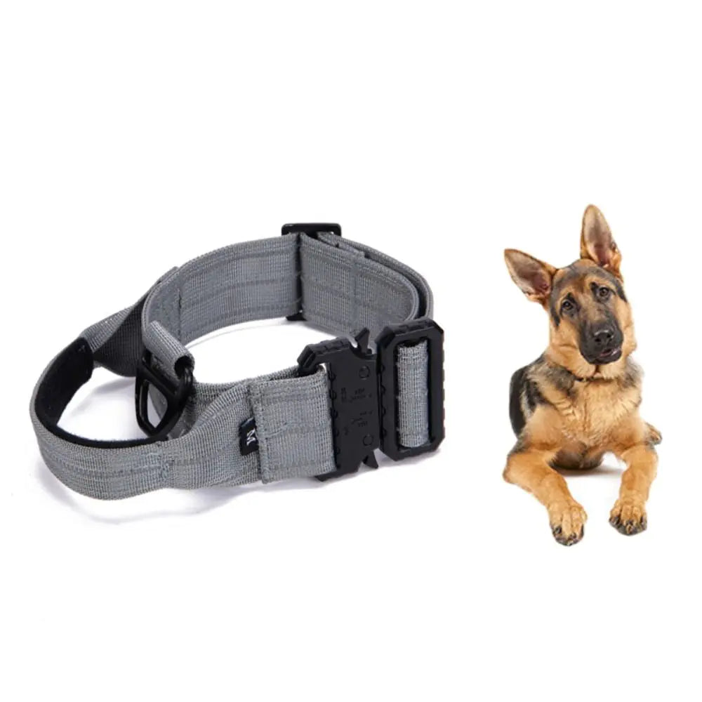 Tactical Dog Collar with Leash and Reflective Harness