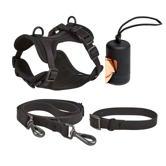 Arnés y Collar Táctico Impermeable para Perro