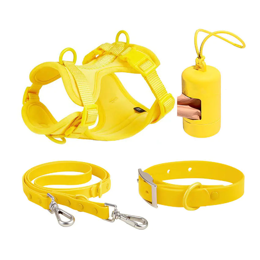 Arnés y Collar Táctico Impermeable para Perro