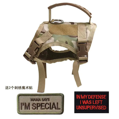 Adjustable Tactical Cat Vest with Leash