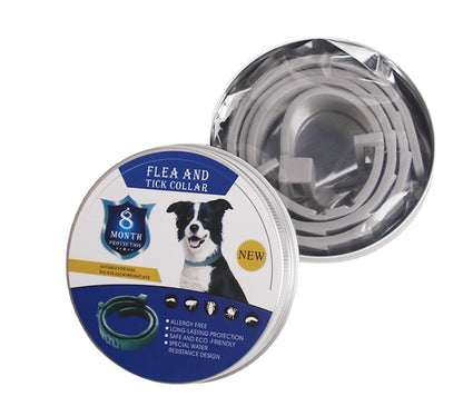 Antiparasitic collar for pets, anti-lice, fleas and ticks