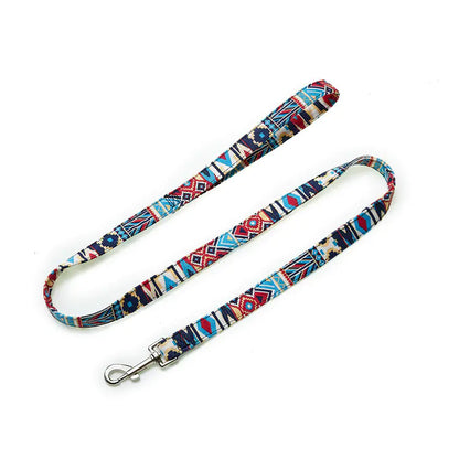 Correa de Nylon para Perros con Estilo Bohemio Floral