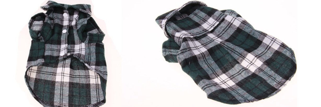 Pet Plaid Shirt Clothing