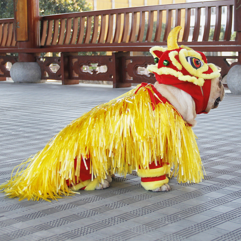 Golden Lion Pet Costume
