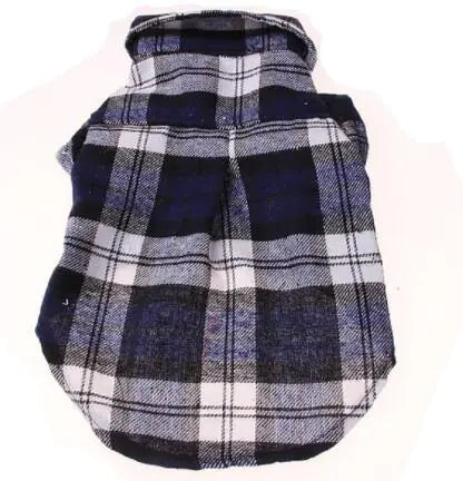 Pet Plaid Shirt Clothing