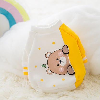 Pet clothes with cute prints