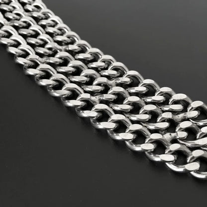 Collar de adiestramiento de cadena doble para perros