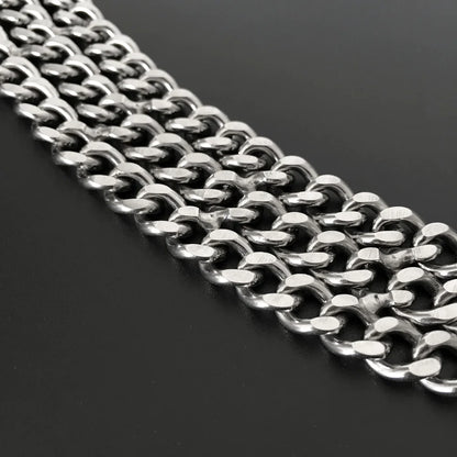 Double chain dog training collar