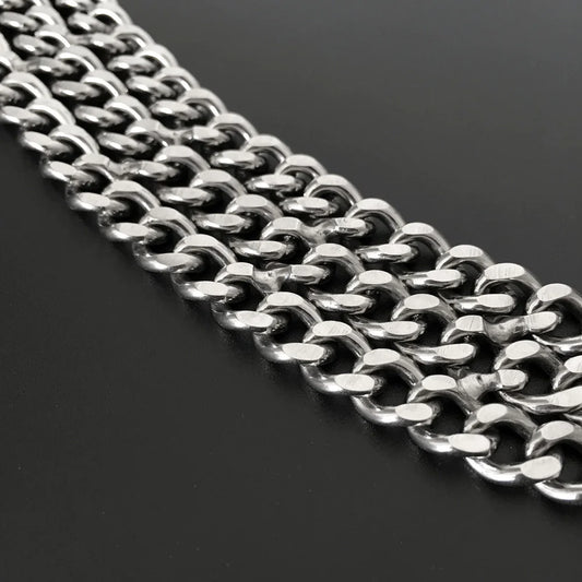 Double chain dog training collar