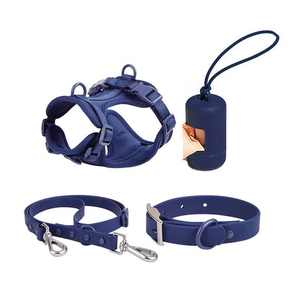 Arnés y Collar Táctico Impermeable para Perro