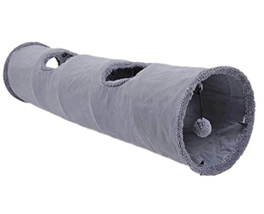 Long Collapsible Cat Tunnel Toy