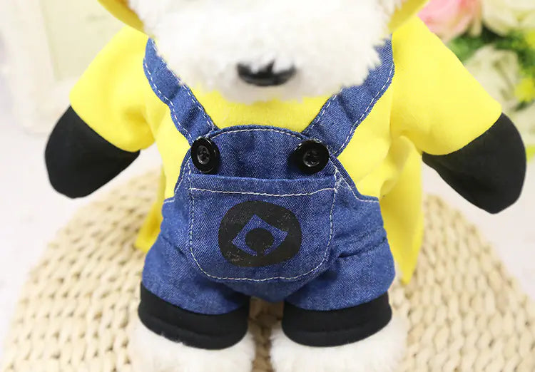 Funny Pet Costume with Suspenders