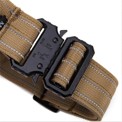 Tactical Dog Collar with Leash and Reflective Harness