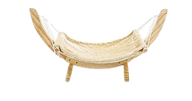 Cama hamaca de madera maciza