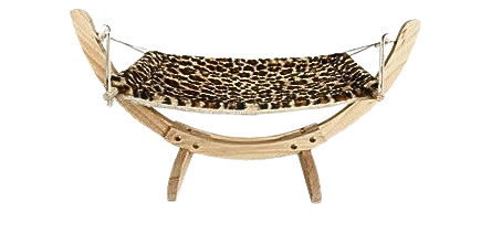 Cama hamaca de madera maciza