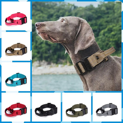 Tactical Dog Collar with Leash and Reflective Harness
