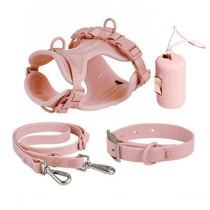 Arnés y Collar Táctico Impermeable para Perro