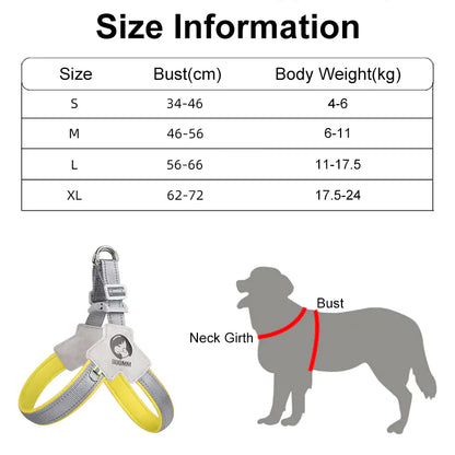 Reflective Safety Vest for Small and Medium Dogs