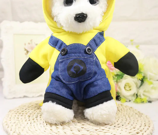 Funny Pet Costume with Suspenders