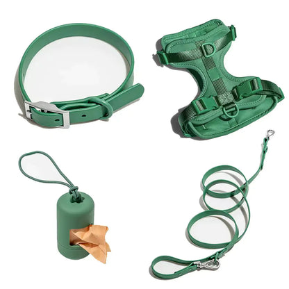 Arnés y Collar Táctico Impermeable para Perro