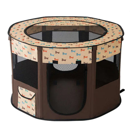 Enclosed Folding Pet Tent