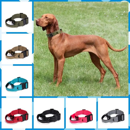 Tactical Dog Collar with Leash and Reflective Harness