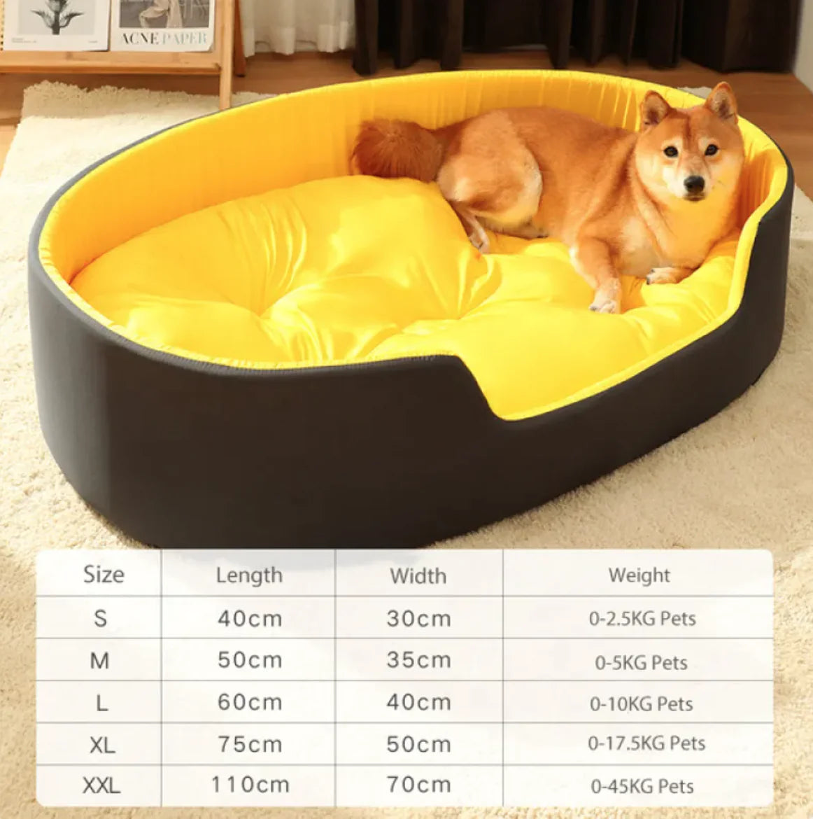 Soft and versatile nest bed for dogs and cats
