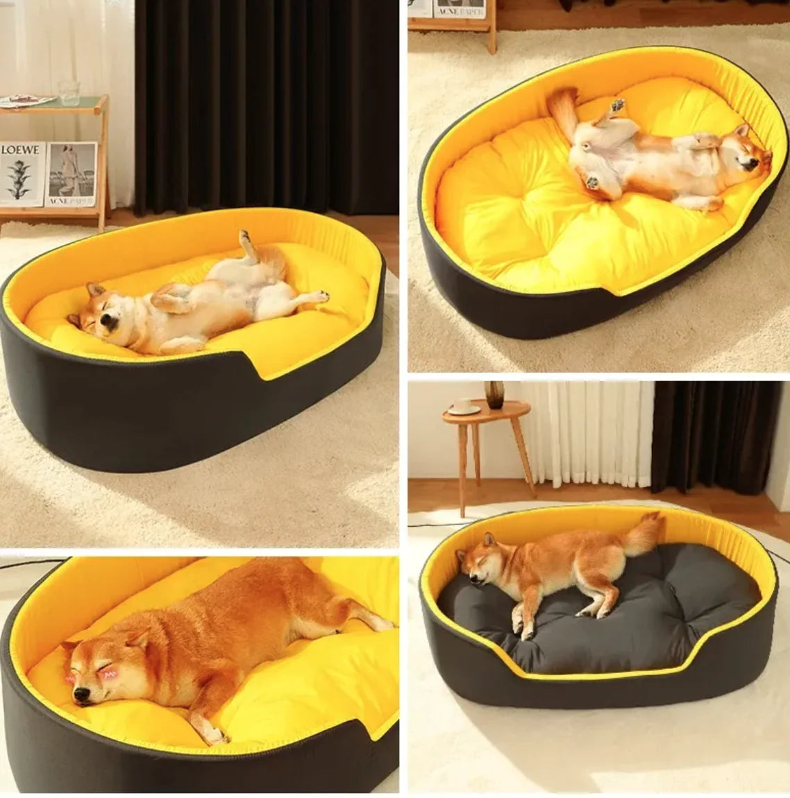 Soft and versatile nest bed for dogs and cats