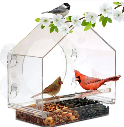 Smart bird feeder ideal for outdoors
