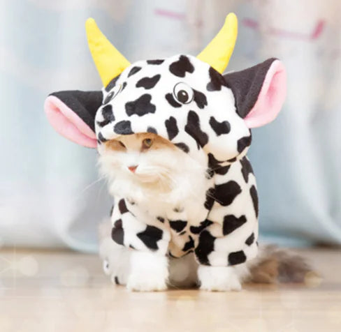 Cow Costume for Cats and Dogs